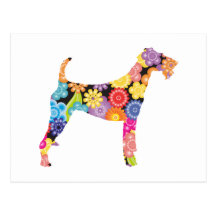 Terrier irlandais carte postale
