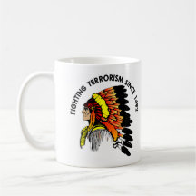 Terrorisme de combat de chef indien mug à café