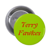 Terry Fawkes Badges Avec Agrafe