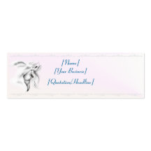 Tête de cheval blanc profilecard_skinny_horizontal modèles de cartes de visite