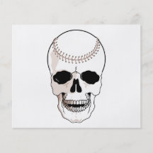 tête de crâne de base-ball prospectus personnalisés