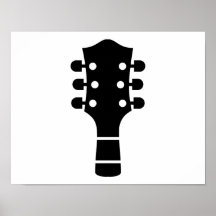 Tête de guitare affiches