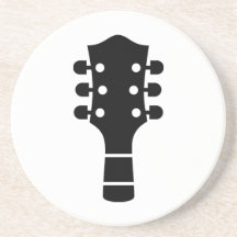 Tête de guitare dessous de verres
