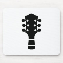 Tête de guitare tapis de souris