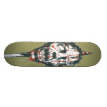 Tête de lutin sur un Polonais Skateboard