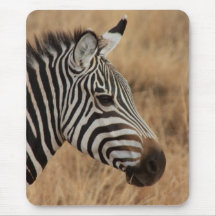 Tête de zèbre tapis de souris