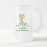 Tête drôle d'humour de pêche de tasse de pêche dan