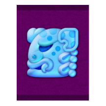 Tête glaciale d'animal de Maya Cartes Postales