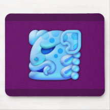 Tête glaciale d'animal de Maya Tapis De Souris