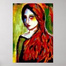 "Tête rouge " Posters