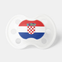 Tétine avec le drapeau de la Croatie