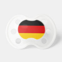 Tétine avec le drapeau de l'Allemagne