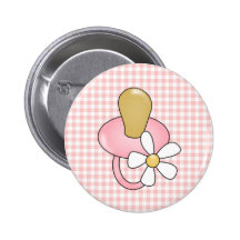 Tétine rose badges