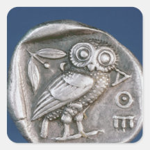 Tetradrachma athénien autocollants