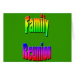 texte d'arc-en-ciel de réunion de famille cartes de vœux