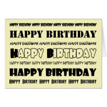 Texte multi de joyeux anniversaire cartes de vœux