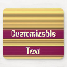 Texte personnalisable Mousepad Tapis De Souris
