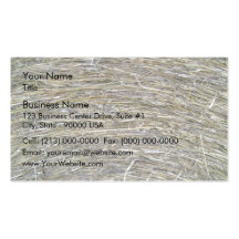 Texture de foin cartes de visite personnelles
