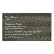Texture de mur de briques de ciment modèle de carte de visite