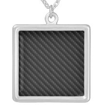 Texture étroitement tissée de fibre de carbone de  collier