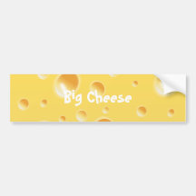 Texture jaune de fromage suisse autocollants pour voiture