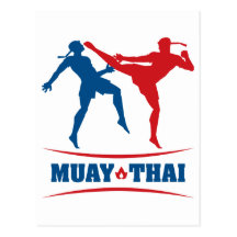 Thaïlandais de Muay Cartes Postales
