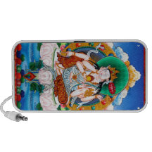 Thangka tibétain frais Cintamanicakra Avalokitesva Haut-parleur De Voyage