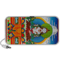 Thangka tibétain oriental frais Bouddha Locani Haut-parleurs iPod
