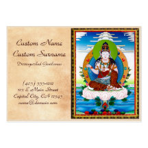 Thangka tibétain oriental frais Mahacakravajra Modèle De Carte De Visite