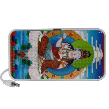 Thangka tibétain oriental frais Mahacakravajra Haut-parleurs Ordinateur Portable