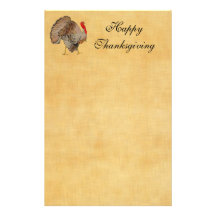 Thanksgiving 2009 de la TURQUIE Papier À Lettre Personnalisé