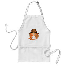Thanksgiving de chat de babiole tablier