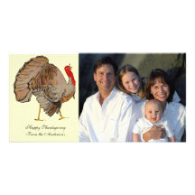 Thanksgiving polychrome Turquie Photocarte Personnalisée