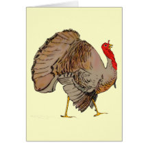 Thanksgiving polychrome Turquie Cartes