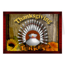 Thanksgiving Turquie Carte De Vœux