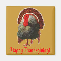 Thanksgiving vintage Turquie Aimants