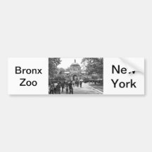 The Bronx Zoo Entrance Bumper Stickers
