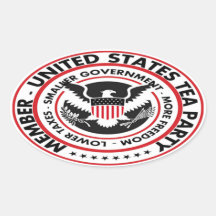 Thé des Etats-Unis Adhésif