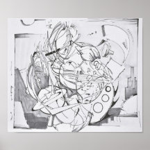 The Sax Player Print