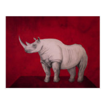 The White Rhino Cartes Postales