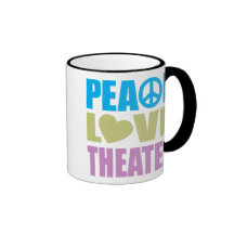 Théâtre d'amour de paix mugs à café