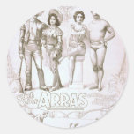 Théâtre d'Arras de Syra Rolf rétro Autocollant Rond