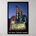 Théâtre de crête, affiche de Sacramento 11x17