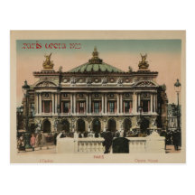 Théatre de l'opéra de L'Paris de souvenir de Paris Cartes Postales