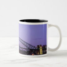 Théatre de l'opéra de Sydney et port, nouveau sud  Mug À Café