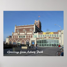 Théâtre et convention hall du parc NJ Paramount d' Poster