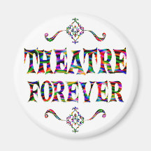 Théâtre pour toujours aimant pour réfrigérateur
