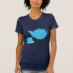 Théière bleue classique t-shirt