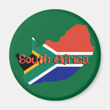 Thème de l'Afrique du Sud Magnets Pour Réfrigérateur