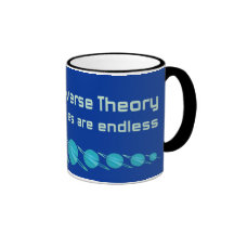Théorie parallèle d'univers tasse
